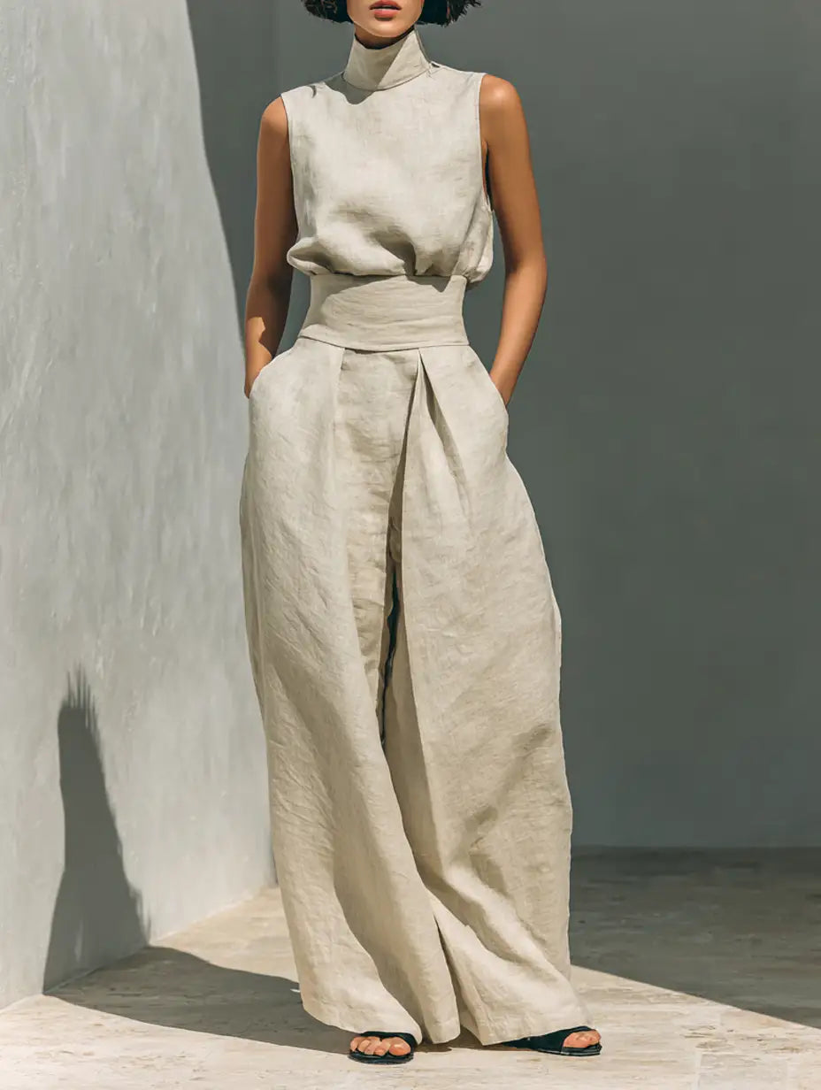 María™ | Conjunto Minimalista de Lino