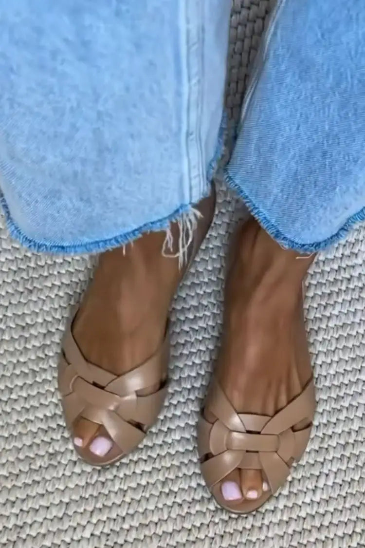 Nicolasa | Zapatos Planos de Piel