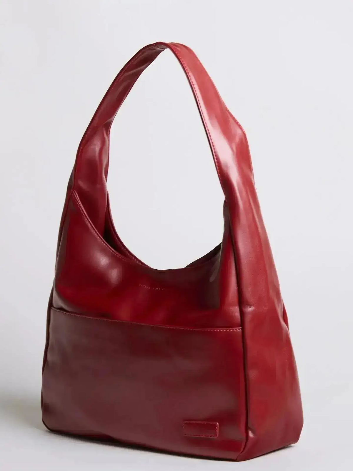 Noir Essence | Bolso Estructurado Negro Satinado