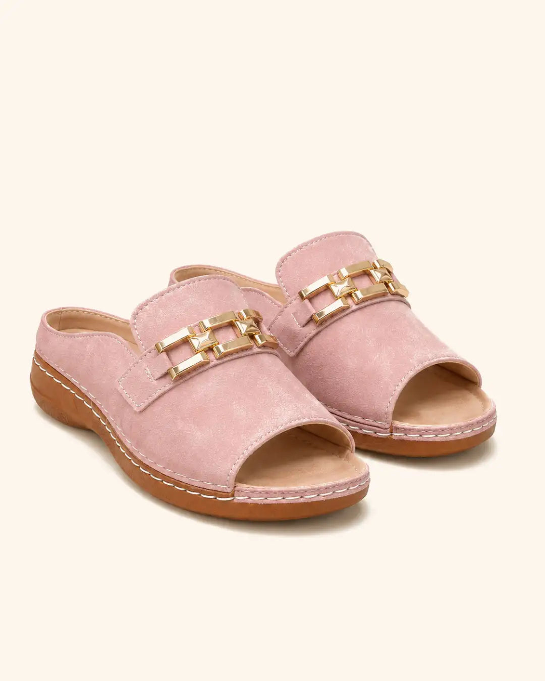 Romy | Sandalias Slide Planas