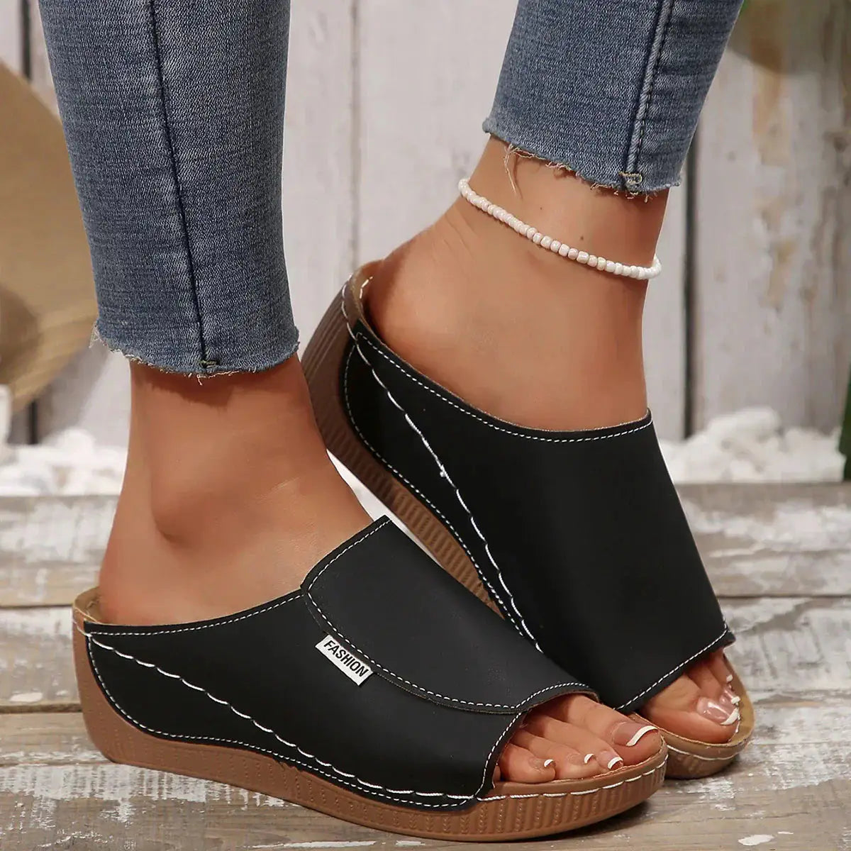 Ella | Sandalias Slip-on sin Cordones