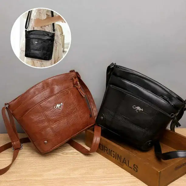 Silvia | Bolso Cruzado con Emblema