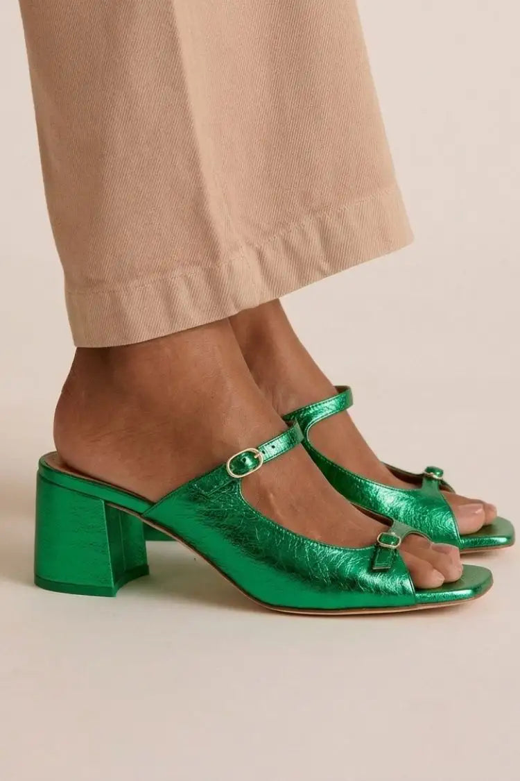 Rufina | Tacones Dorados Slingback