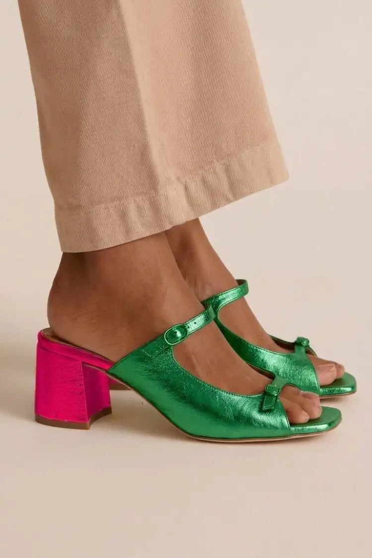 Rufina | Tacones Dorados Slingback