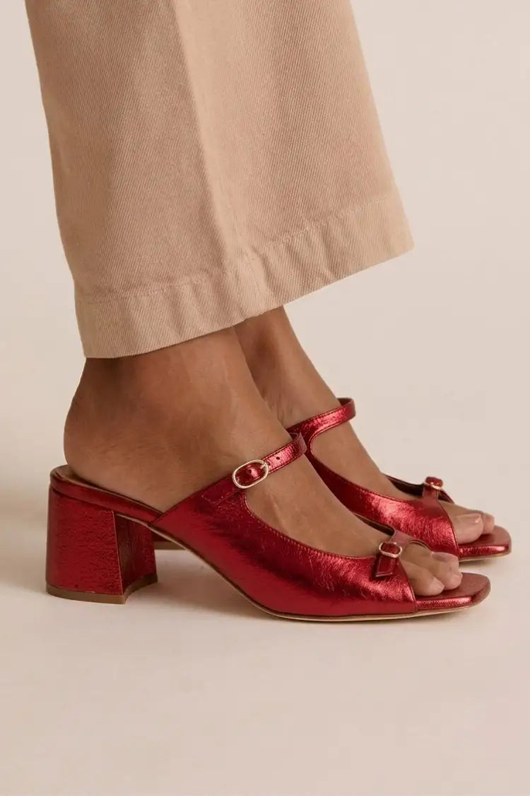 Rufina | Tacones Dorados Slingback