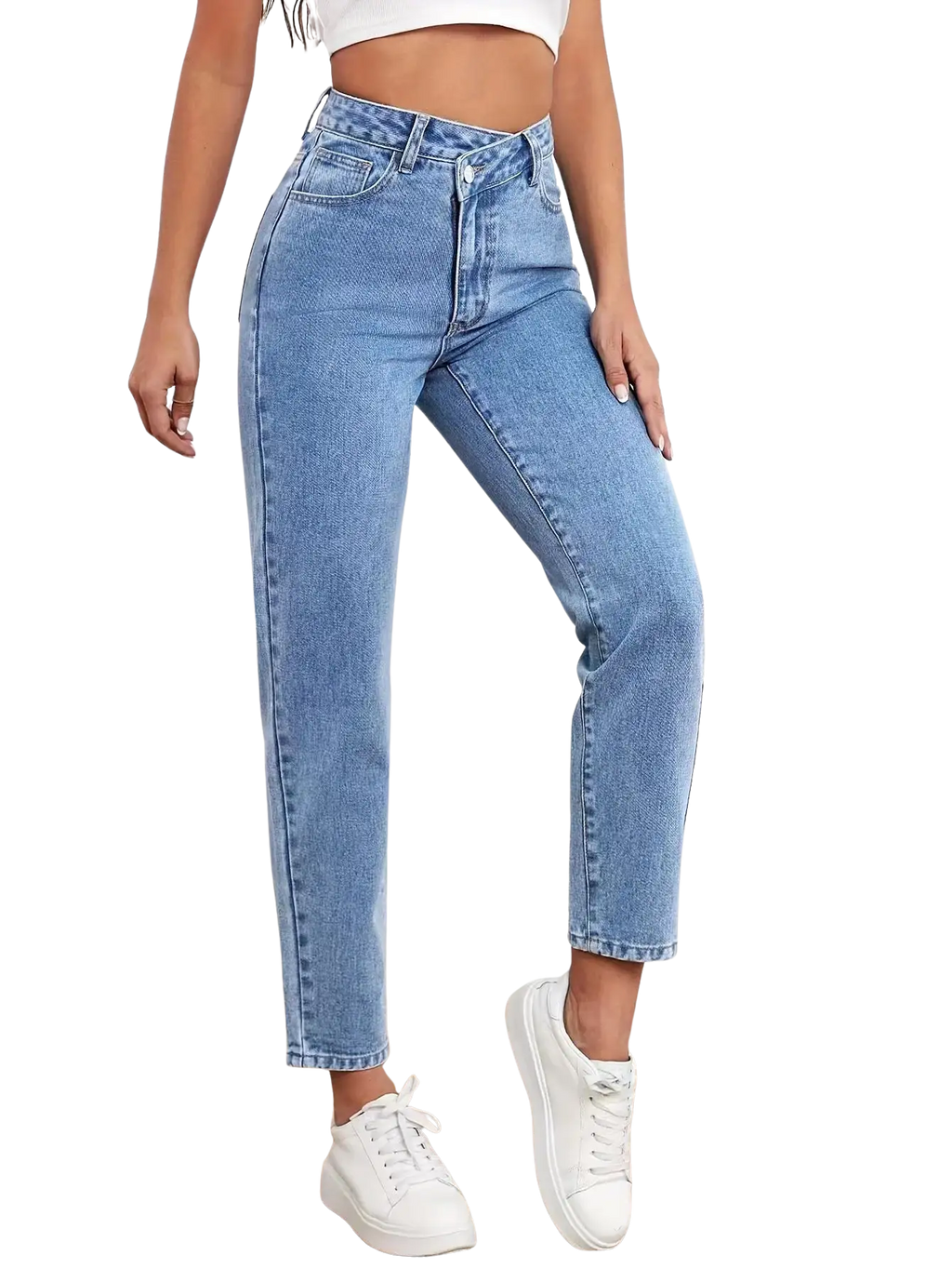 Naia | Vaqueros de Tiro Alto — High-Waisted™