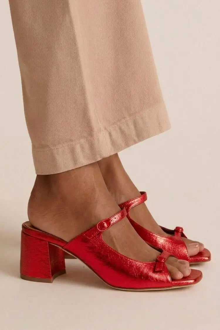 Rufina | Tacones Dorados Slingback