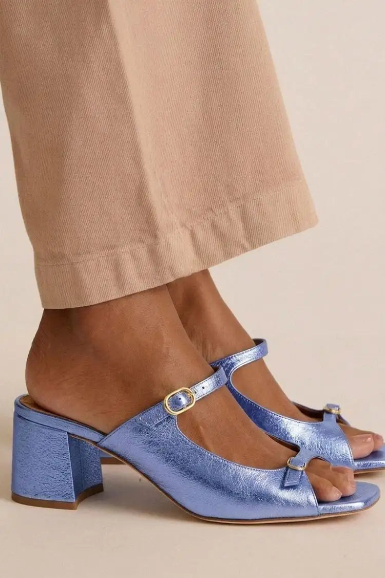 Rufina | Tacones Dorados Slingback