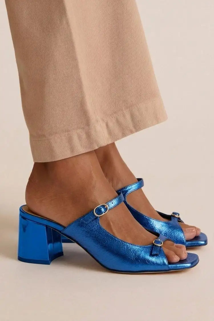 Rufina | Tacones Dorados Slingback