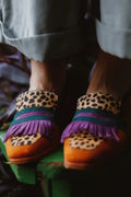 Justa | Mocasines Marrones de Leopardo