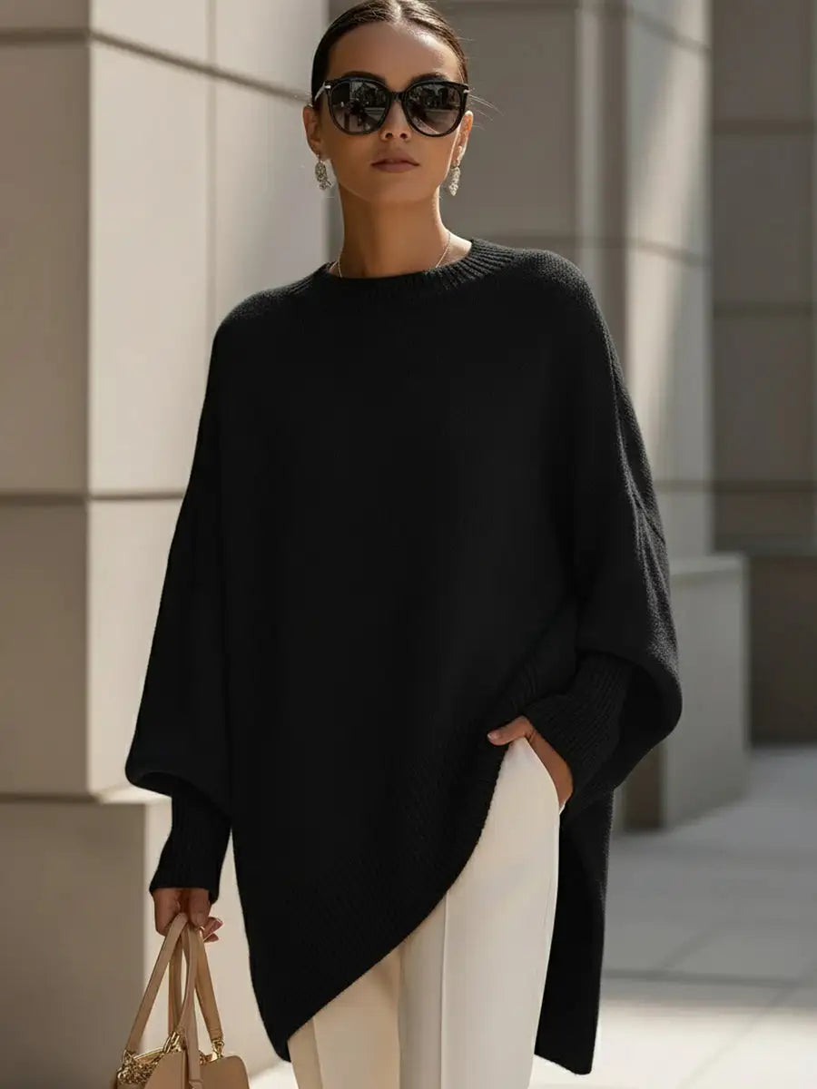 Juliana | Jersey Oversize con Cuello Amplio