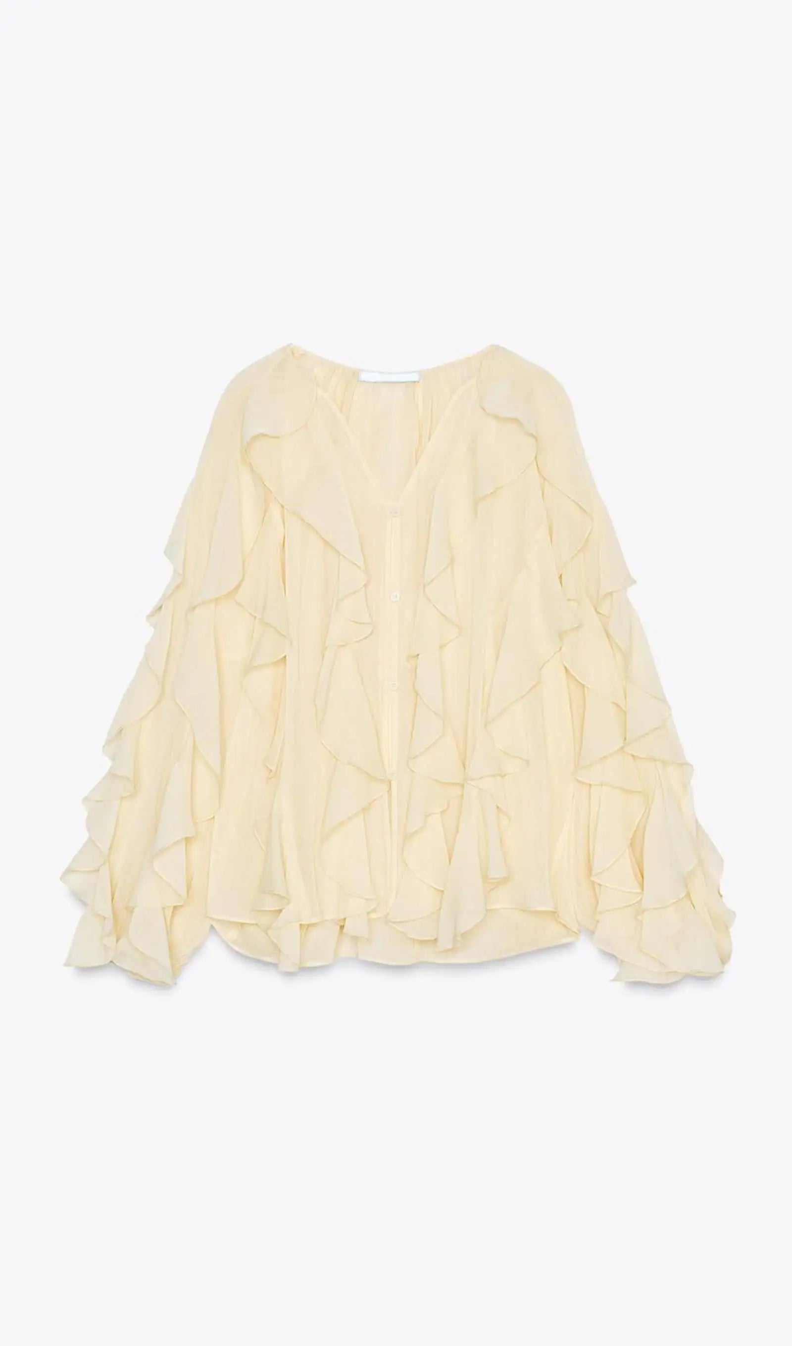 Gisela | Blusa con Volantes Elegante