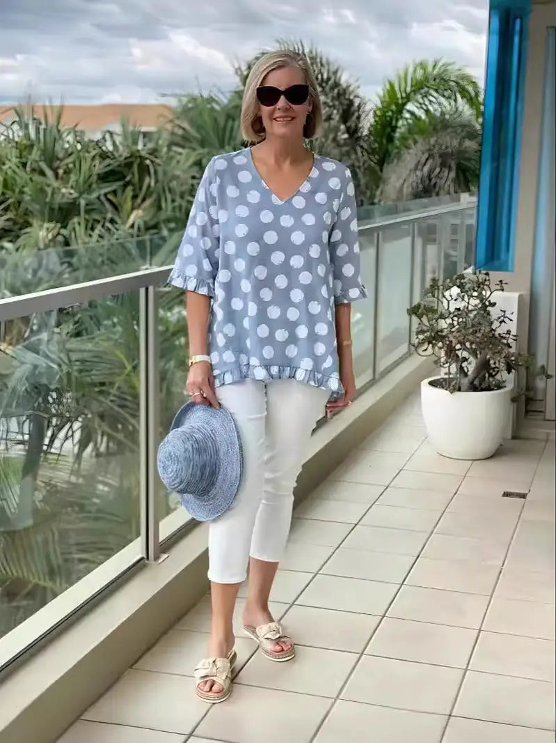 Evelyn | Top Vintage Elegante