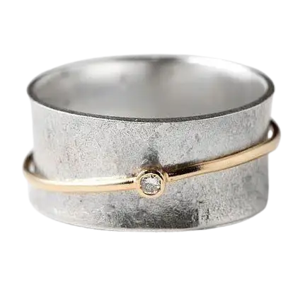Promesse Eternelle™ | Anillo de Plata y Oro