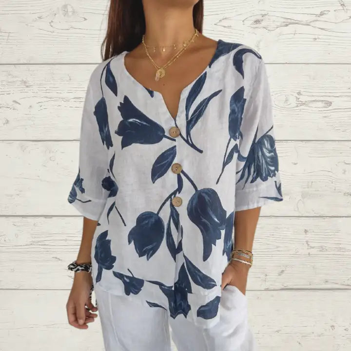 Gara | Blusa Floral para el Día a Día