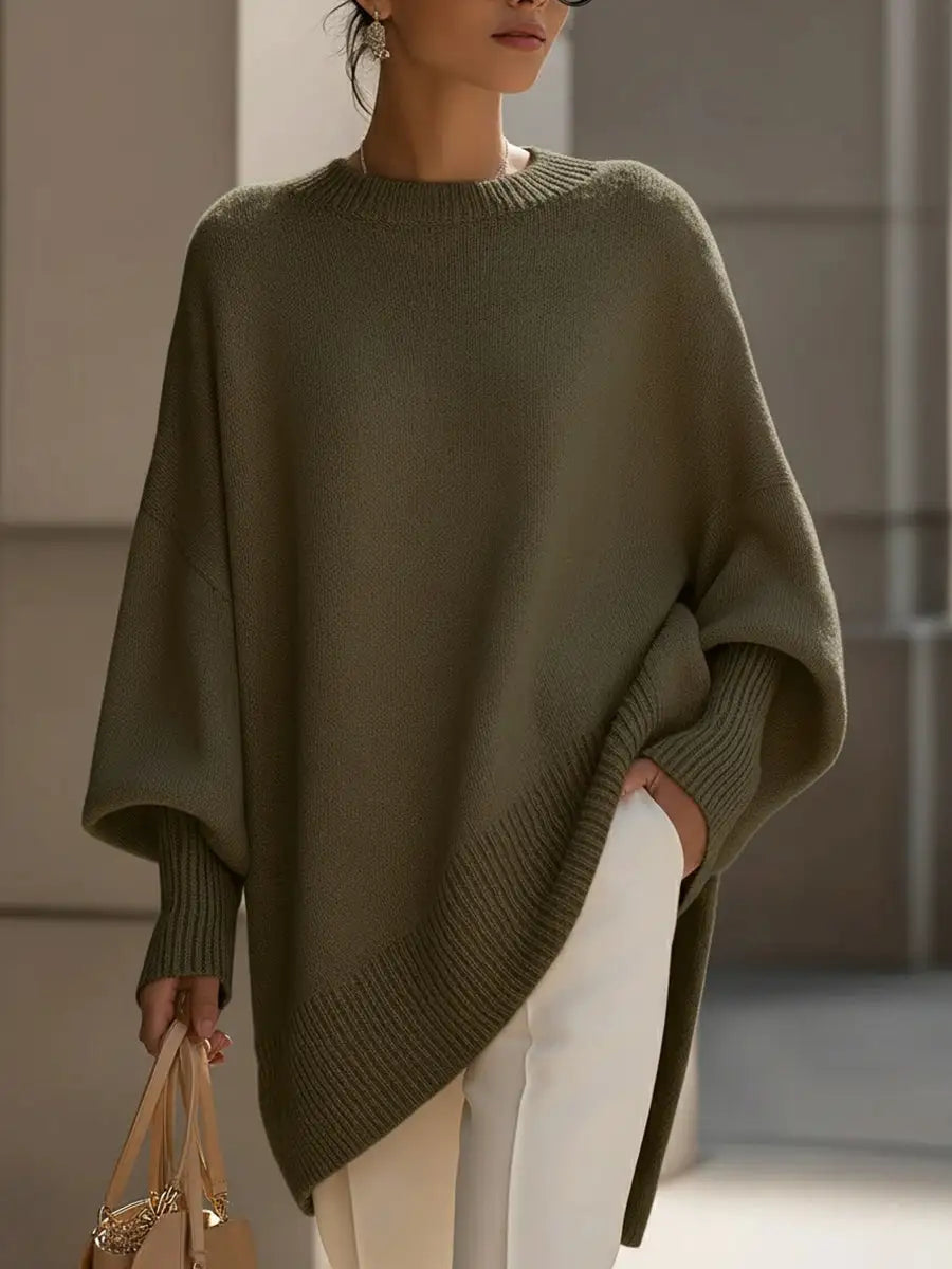 Juliana | Jersey Oversize con Cuello Amplio