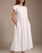 Sandra | Gabriela™ — Vestido Fluido para una Elegancia Atemporal