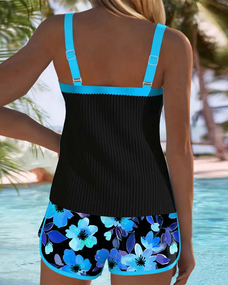Valeria | Tankini con Short Floral