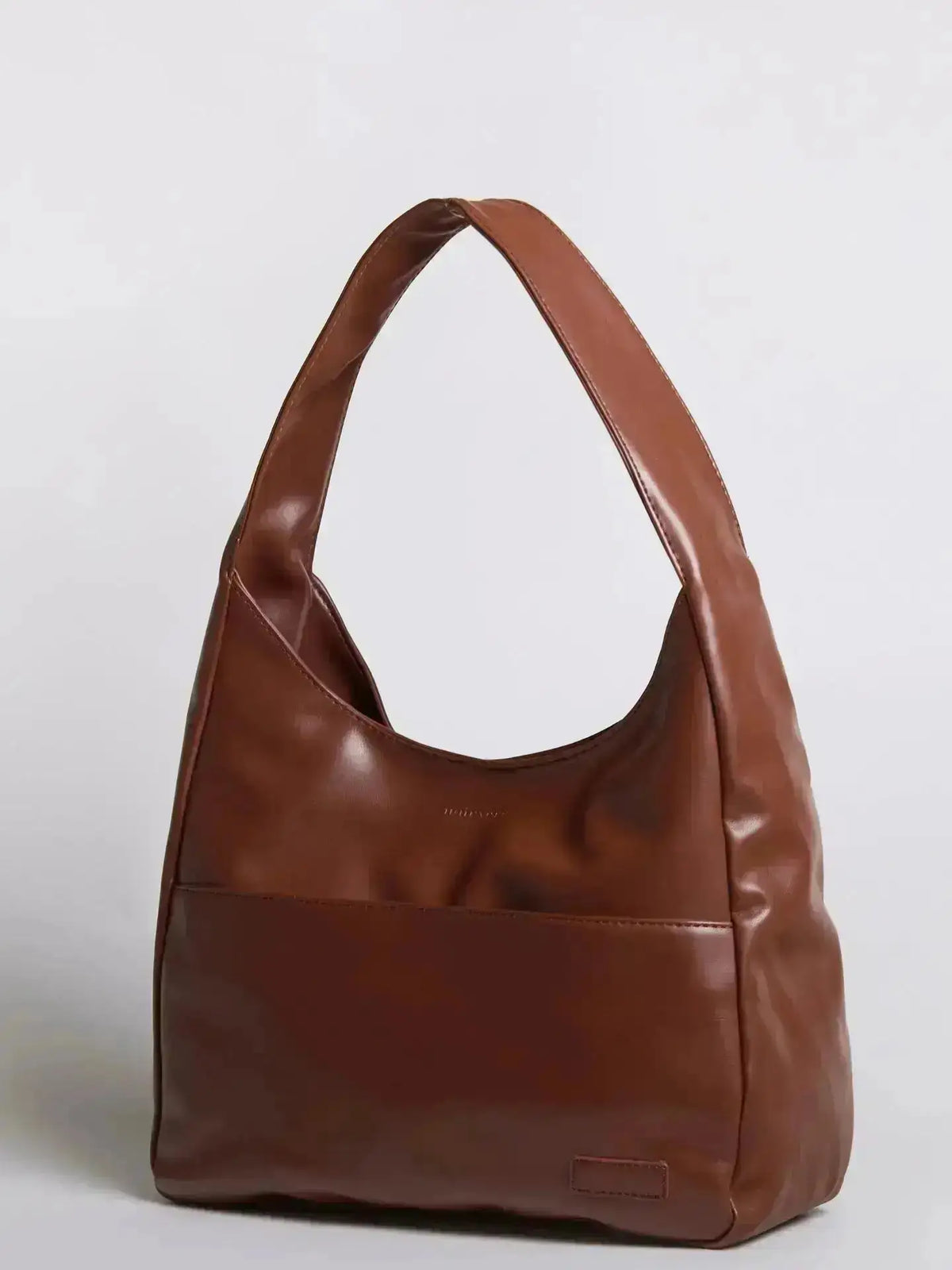 Noir Essence | Bolso Estructurado Negro Satinado
