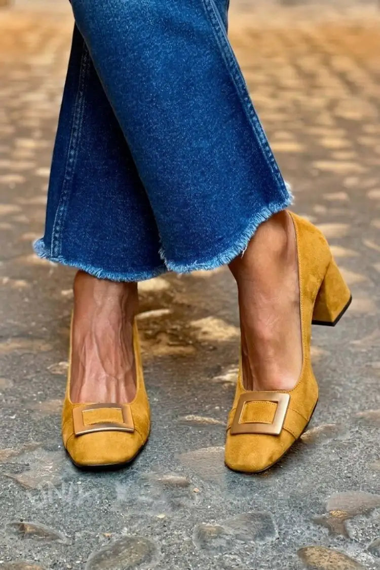 Ramona | Tacones Azules Patchwork