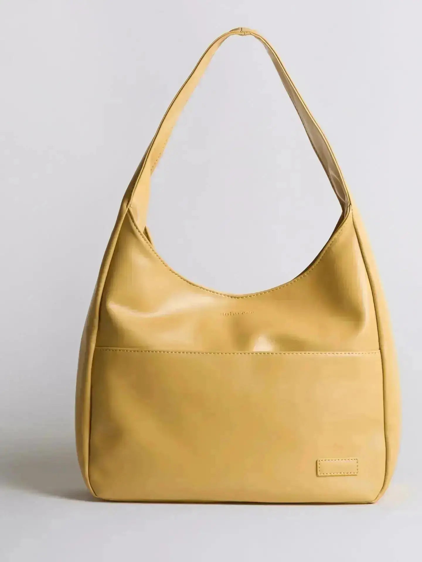 Noir Essence | Bolso Estructurado Negro Satinado