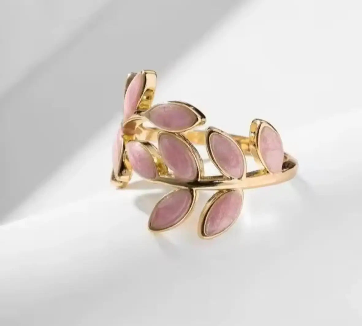 Rose Leaves | Anillo con Diseño de Hojas