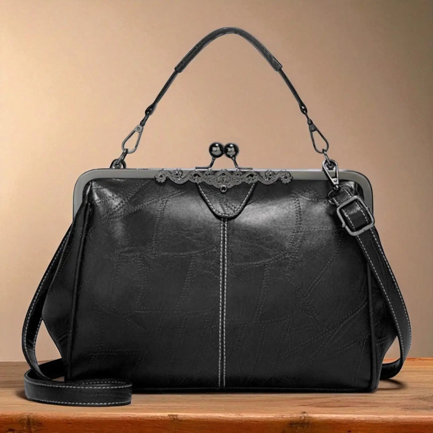 Emilia | Bolso Vintage con Cierre de Solapa
