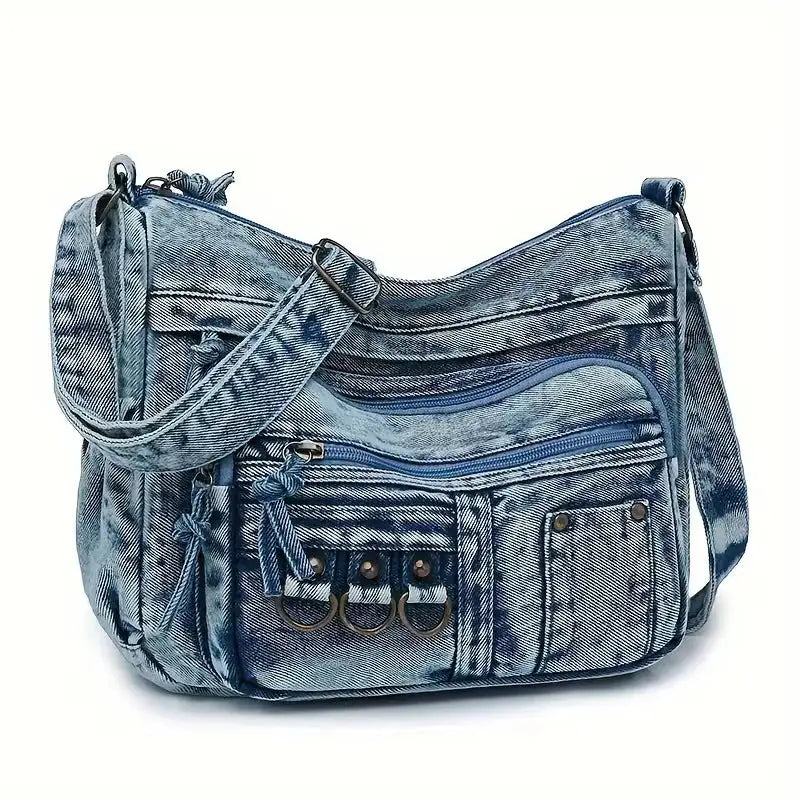 Jenna | Bolso de Hombro Vaquero