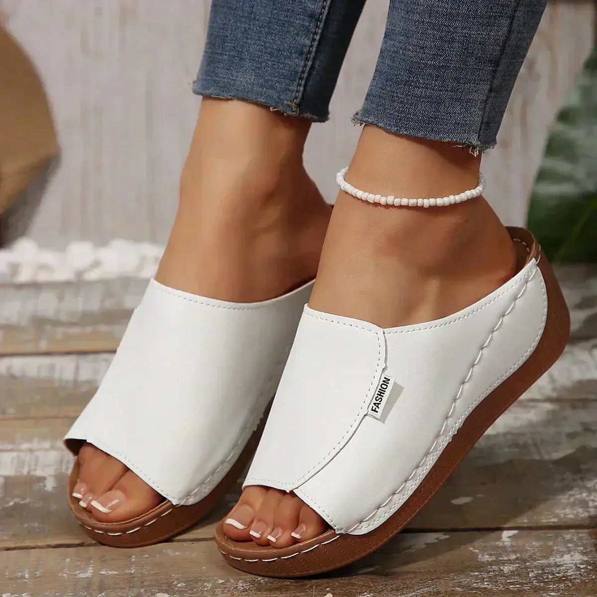 Ella | Sandalias Slip-on sin Cordones