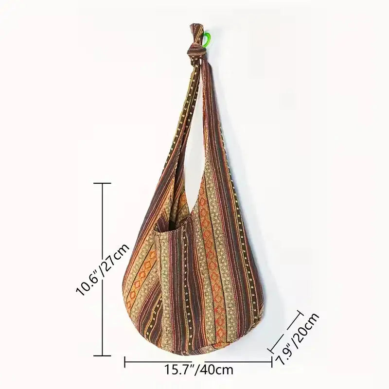 Maya | Bolso de Hombro Tejido Estilo Bohemio