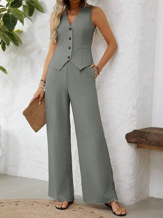 Sofía | Conjunto de Chaleco y Pantalón