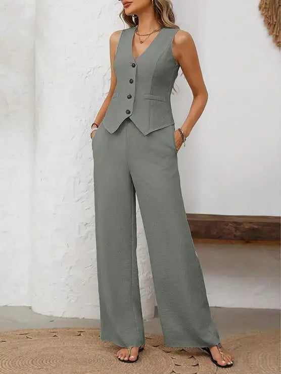 Sofía | Conjunto de Chaleco y Pantalón