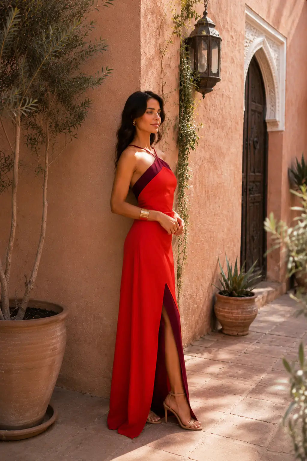 Tea | Vestido Oasis Rojo