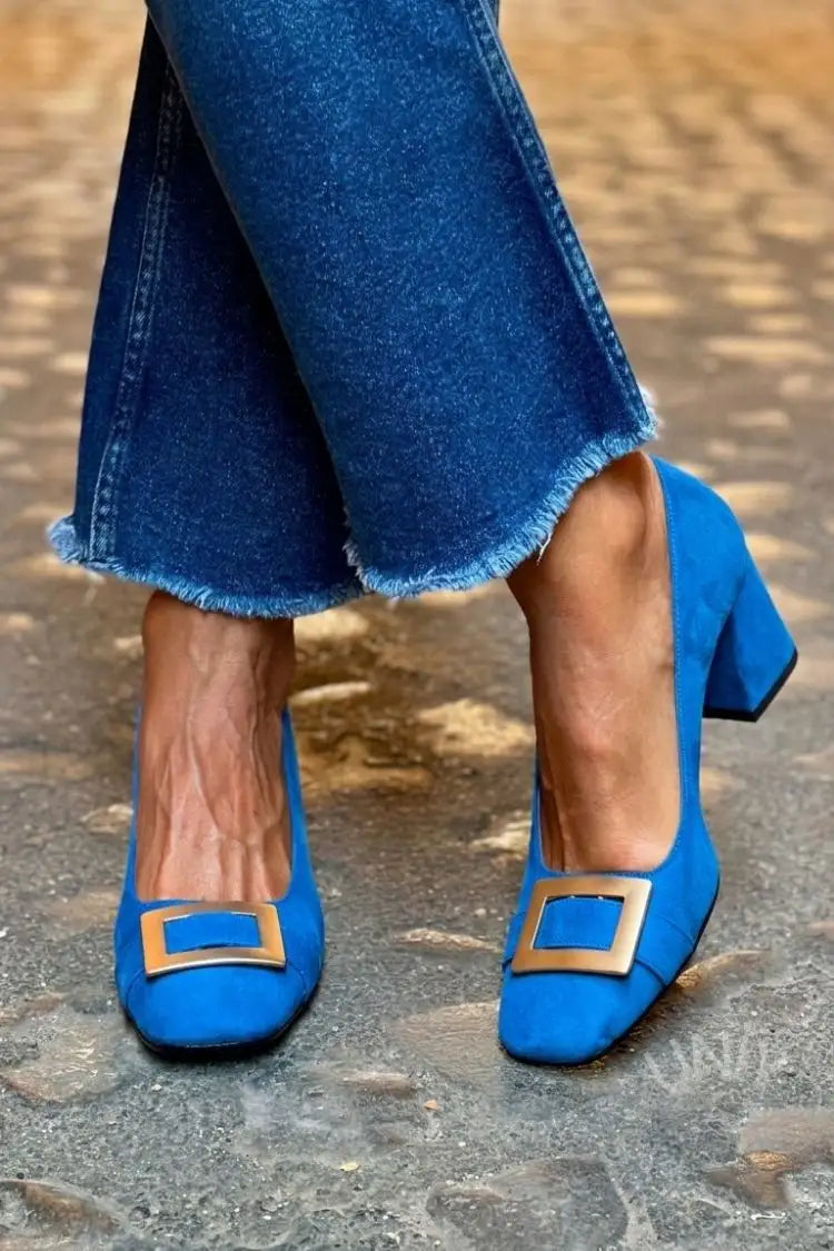 Ramona | Tacones Azules Patchwork