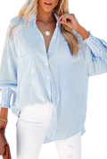 Jara | Camisa Oversize de Rayas en Tejido Ligero