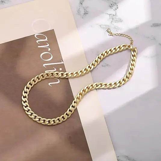 Leonor | Collar Chunky de Eslabones Cubanos