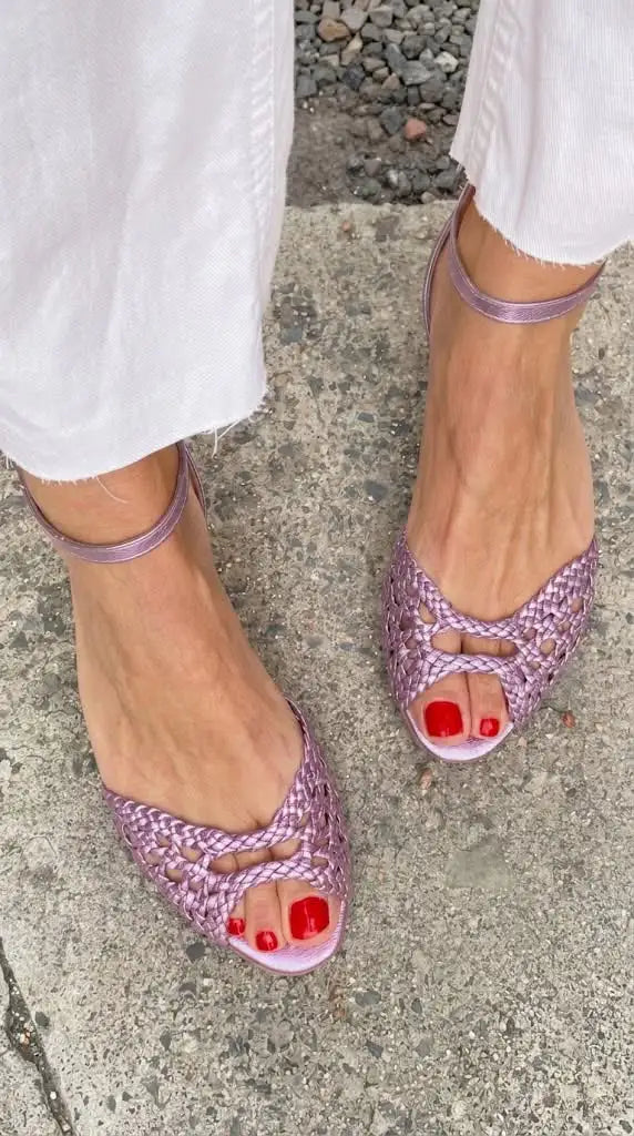 Herminia | Sandalias Trenzadas con Correa