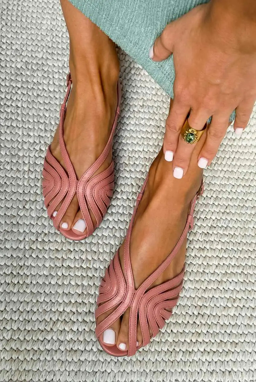 Jimena | Sandalias Negras con Correa