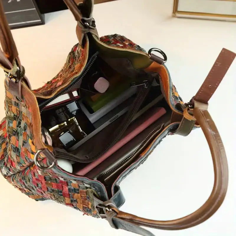 Marina | Bolso Tote con Patchwork