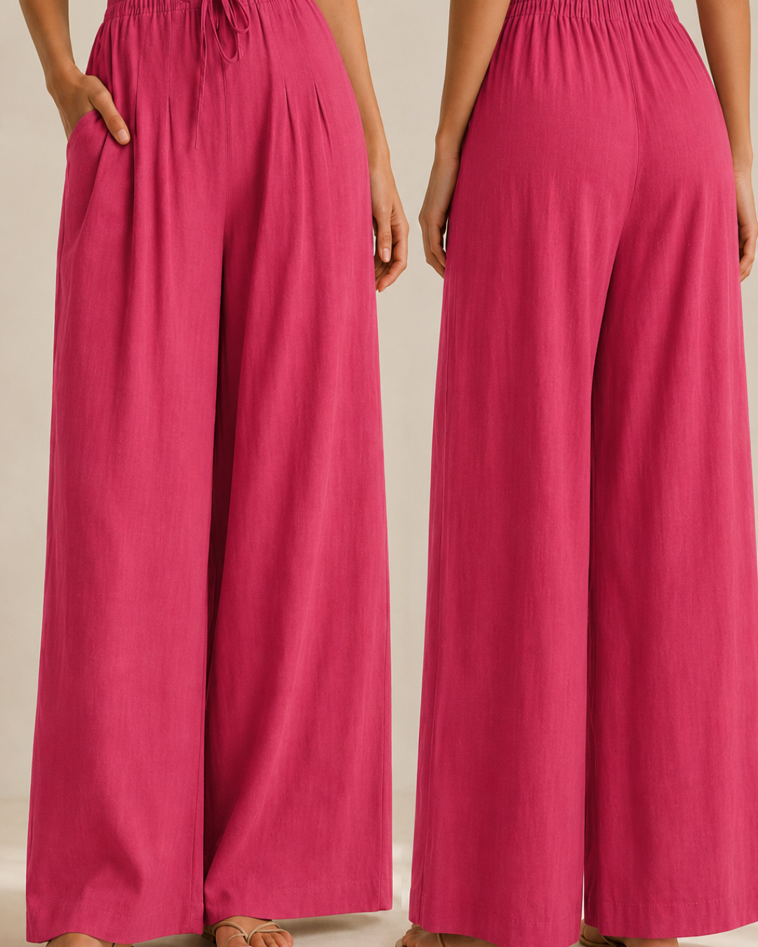 Lili™ —  Pantalón Palazzo de Lino Fresco