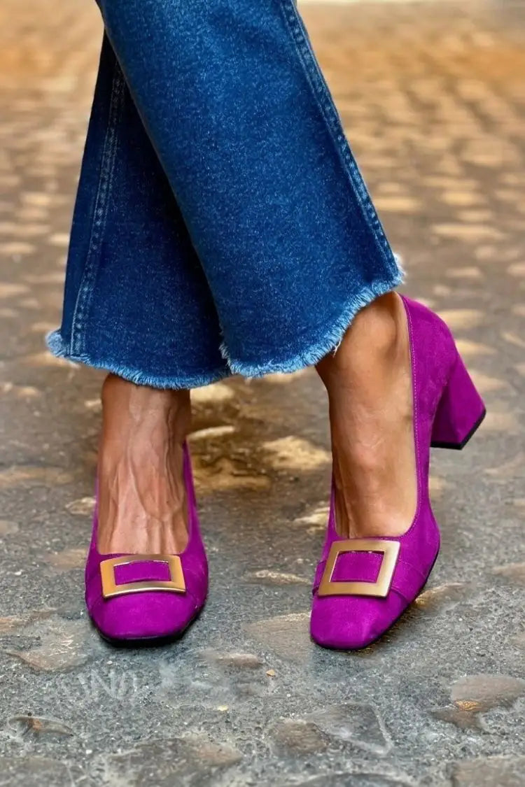 Ramona | Tacones Azules Patchwork