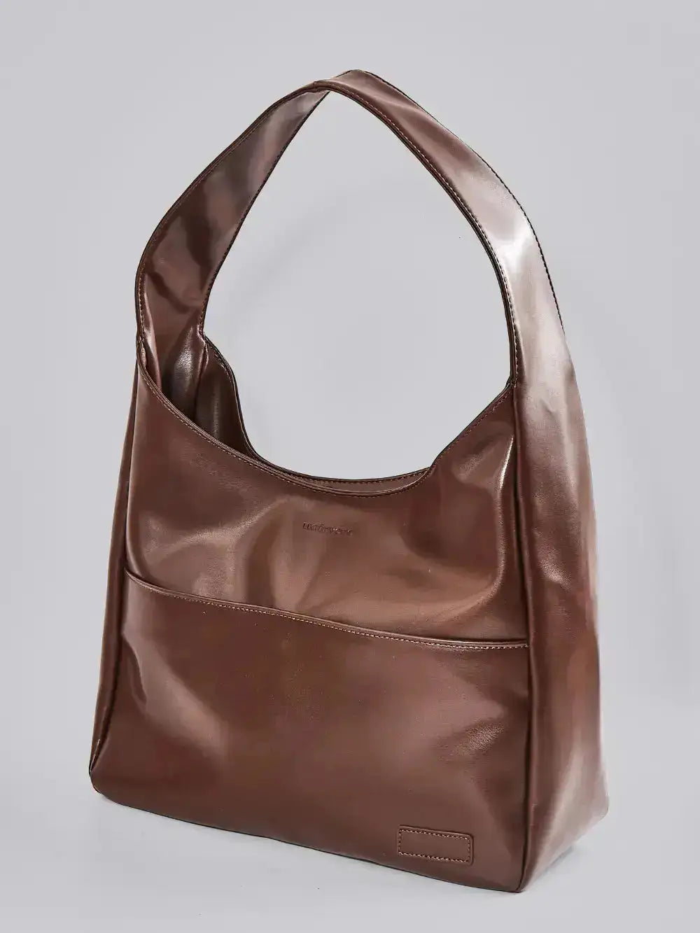 Noir Essence | Bolso Estructurado Negro Satinado