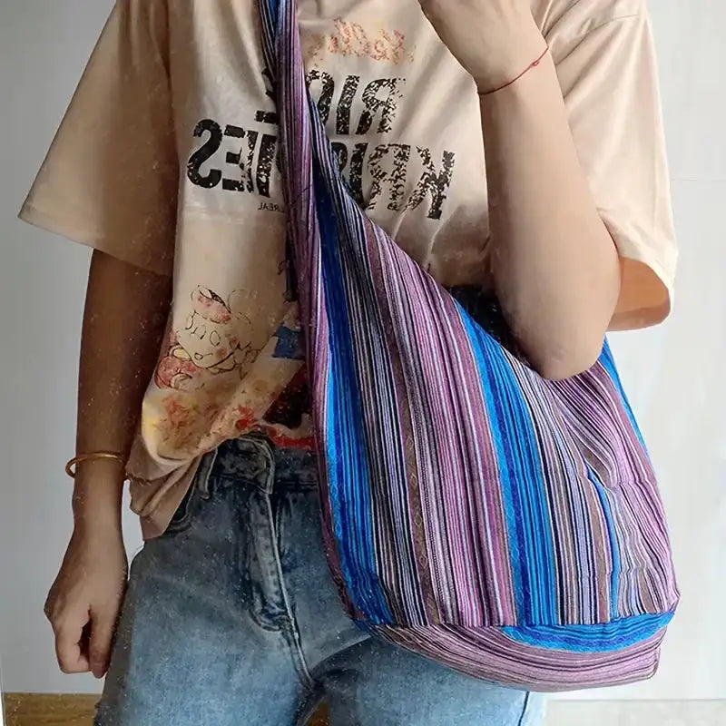 Maya | Bolso de Hombro Tejido Estilo Bohemio