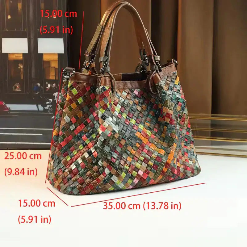 Marina | Bolso Tote con Patchwork
