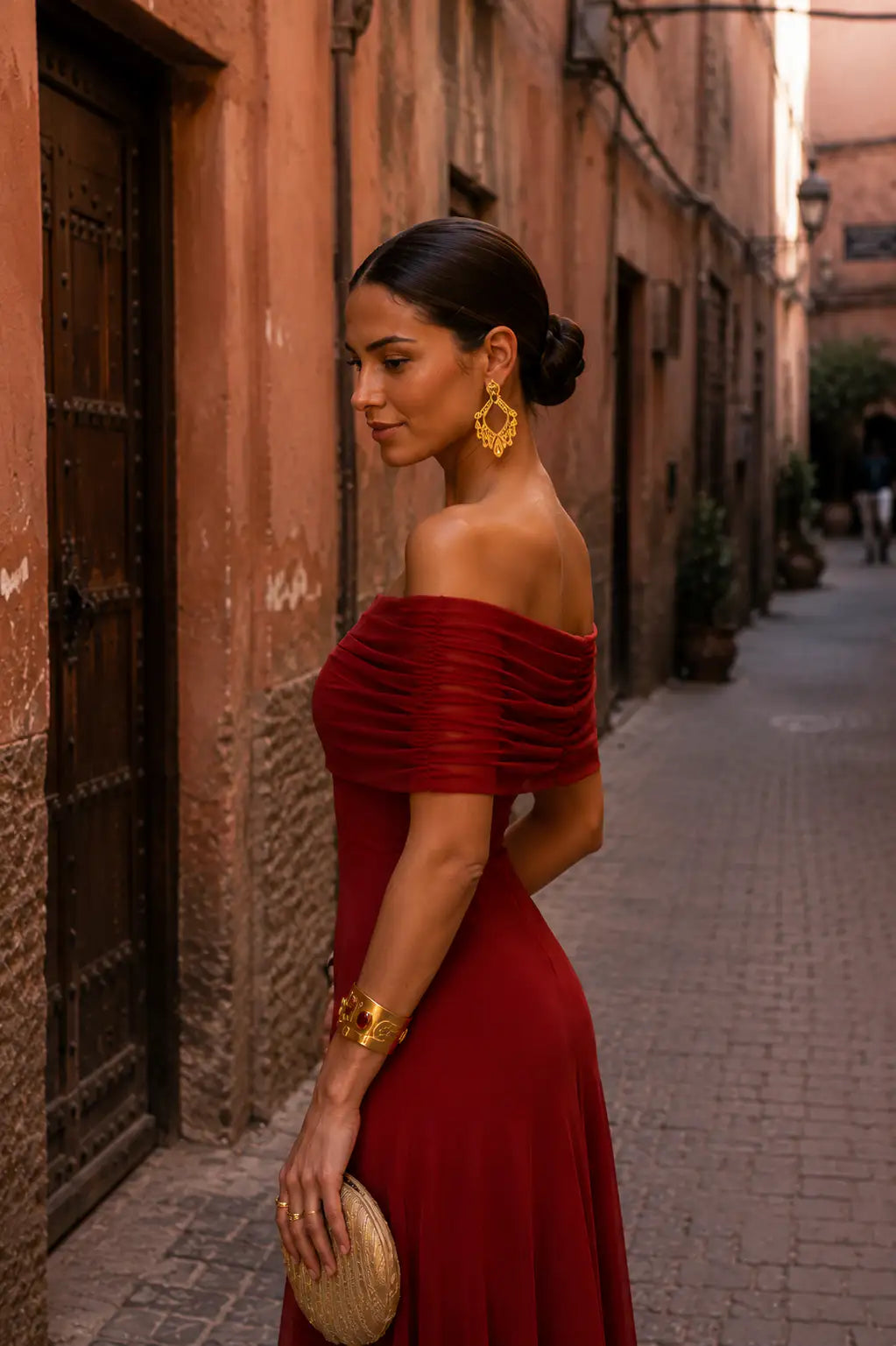 Viola | Vestido de Toledo Terracota