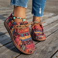 Carola | Zapatos con Estampado Patchwork