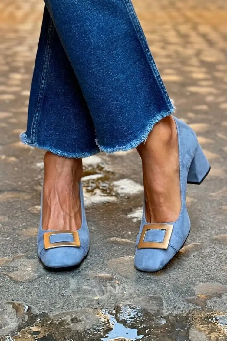 Ramona | Tacones Azules Patchwork