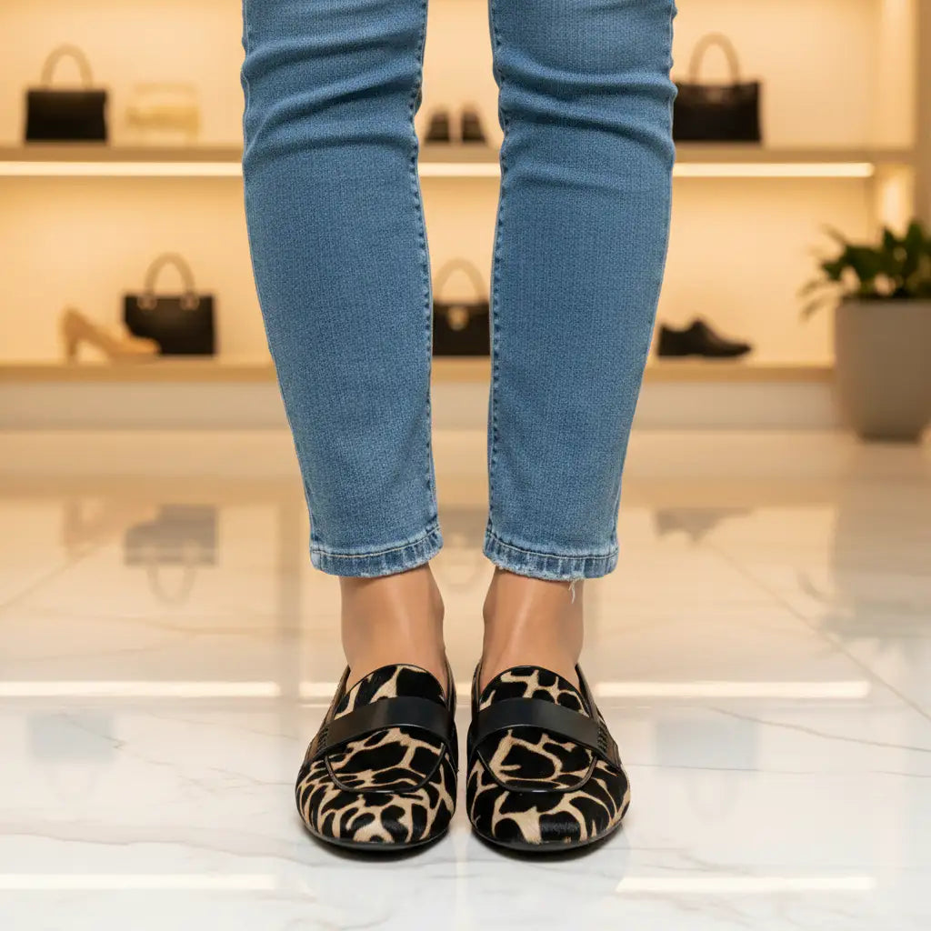 ComfortStep™ | Mocasines con Estampado de Leopardo