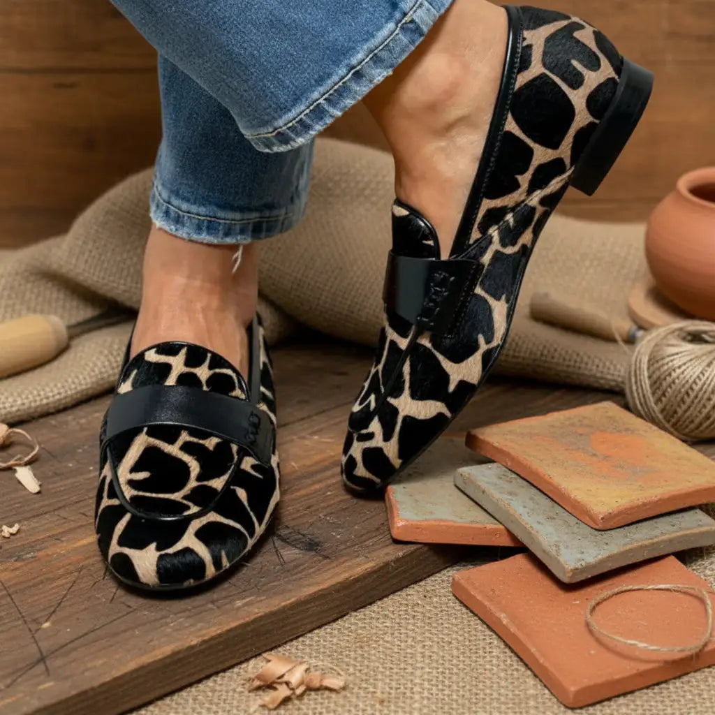 ComfortStep™ | Mocasines con Estampado de Leopardo
