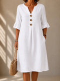 Audrey™ | Vestido con botones